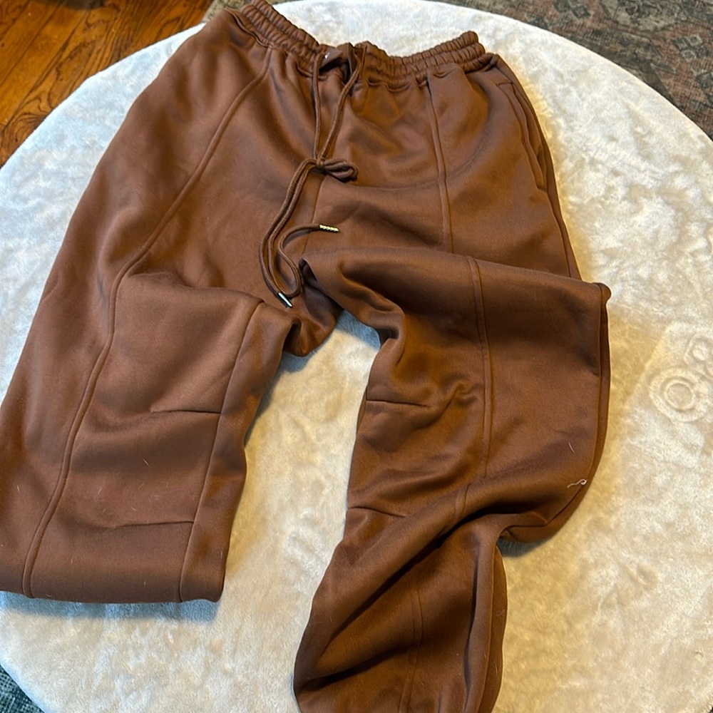 Brown baggie sweats